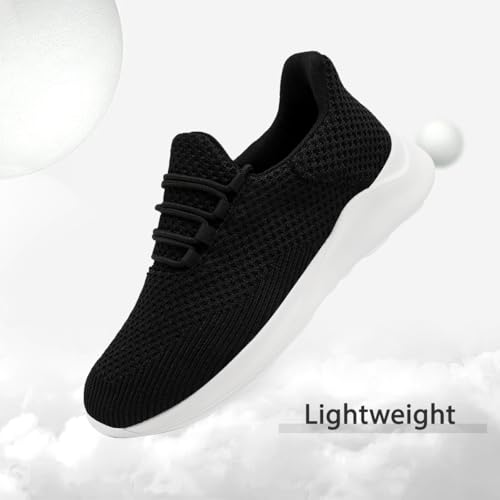 Image of DLWKIPV Womens Walking Running Shoes Tennis Slip On Sneakers Gym Workout Sport Lightweight Breathable Mesh Comfortable Casual