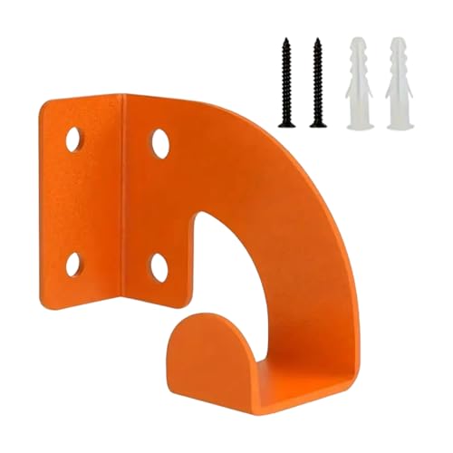 Soporte de pared de acero resistente al óxido para taller, garaje y almacenamiento de herramientas, ideal para motosierras, palas, escobas, mangueras y organización de cables