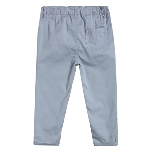 Image of miniklub Boys Grey Pure Cotton Trousers