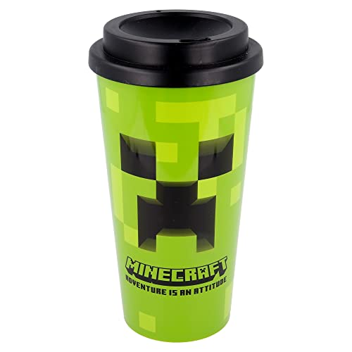 Vaso de café para llevar reutilizable de 520 ml de Minecraft