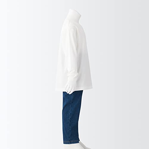 無印良品 ジーンズ ジャージーデニムテーパードパンツ (キッ