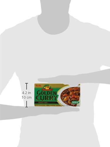 S & B Golden Curry, Med/Hot, 8.4-Ounce Units (Pack of 10) - Thumbnail 3