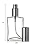 Riverrun Large Fragrance Cologne Perfume Atomizer Empty Refillable Glass Bottle Silver Sprayer 3.4 oz 100ml (1 Bottle)
