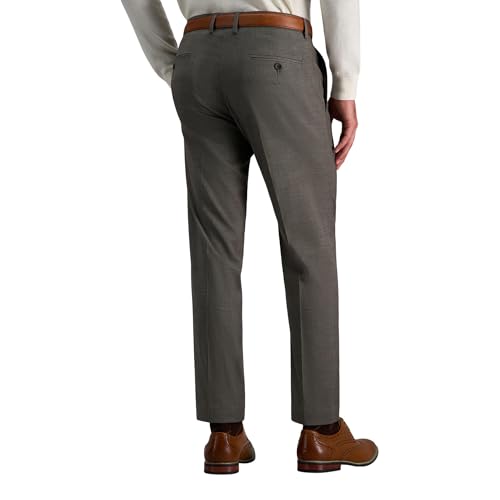 Haggar Men’s JMH Premium Stretch Tailored Fit Suit Separates-Pants and Jackets, Medium Taupe3
