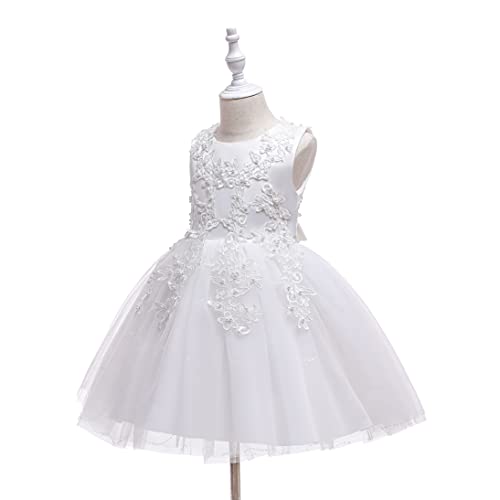 Weileenice Flower Girls Wedding Dress Tulle Little/Girl Lace Bridesmaid Holiday Pageant Party Tutu Dresses3