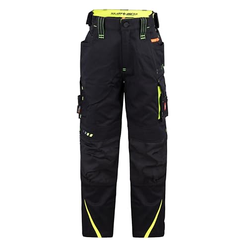 Engelbert Strauss Unisex - Kinder Bundhose e.s.Motion 2020 Farbe:schwarz/warngelb/warnorange Größe:110/116