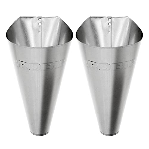 YARDBIRD 43650 Steel 2-Pack Medium Galvanized Poultry Restraining Cones