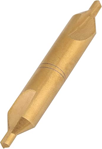 OFUNGO Taladro Central, 6 Piezas HSS Acero de Alta Velocidad 1/1.5/2/2.5/3/5 mm Juego de Brocas centrales, con Extremo Doble, Utilizado for producir Soportes centrales en componentes Cover