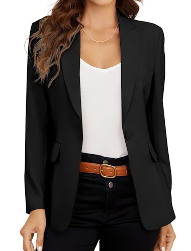 Blazer Jackets for Women: Elegant Black Blazer Women, Classic Women's Blazer for Business & Casual Style