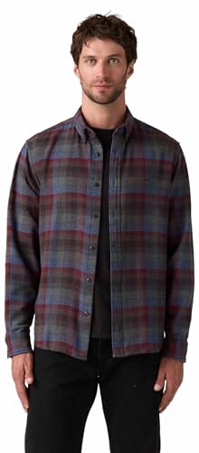 Levi\'s Herren Authentic Hemd mit Button-Down-Kragen, Bennett Plaid Navy B, L Levi\'s Herren Authentic Hemd mit Button-Down-Kragen, Bennett Plaid Navy B, L