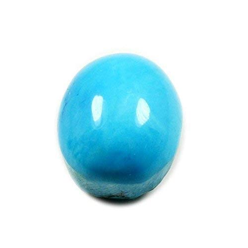 Todani Jems? Turquoise Firoza Natural Certified Original Loose Gemstone 3.25 to14.25 Ratti (4.25)