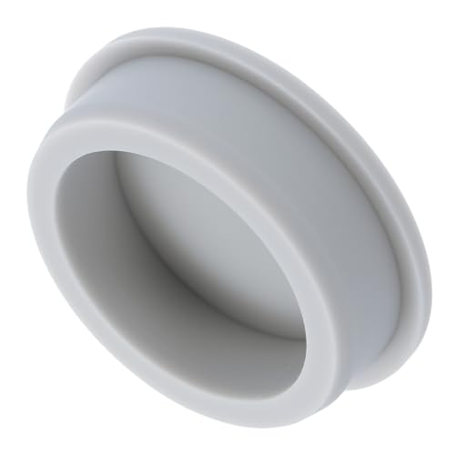 Image of MECCANIXITY High Temp Silicone Plug Mount Dia 58.6mm /2.31 Inch T Shaped Rubber Stopper Hole Plugs for Powder Coating Plating Waterproof Sealing Plugs Grey Pack of 1(OD 65mm /2.56 Inch)