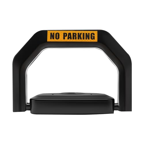 Antivol de stationnement électronique anti-écrasement 6 tonnes pliable avec 2 clés 2 télécommandes parking automatique pour la maison, le bureau, les magasins, les...