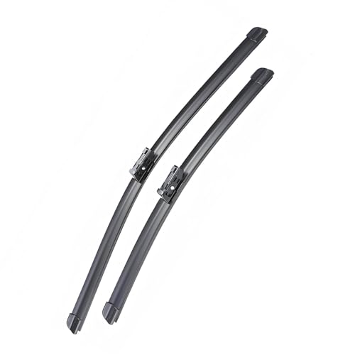 USGTYUS Front Windshield Wiper Blades for Volkswagen Polo 2011 2012 2013 Windshield Wipers Graphene high-Carbon Steel Material Smoothly and Providing a Good View