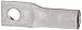 Morris Products 93058 Compression Lug, 1 Hole, Aluminum, 4/0 Str. Wire Range, 5/16" Stud Size