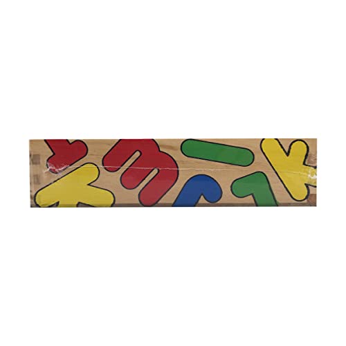 Magnet alphabet bois 52 pcs pour tableau enfant - 2