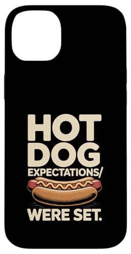 Hot Dog Expectations Were Set �ʔ��� BBQ �N�b�N�A�E�g �X�}�z�P�[�X iPhone 14 Plus �p