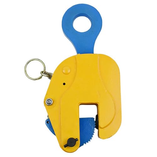 Lifting Clamp, Vertical Plate Clamp, Industrial Steel Plate Clamp, Sheet Metal Lifting Clamp, Heavy Duty Plate Clamp for Lifting and Transporting (1T)