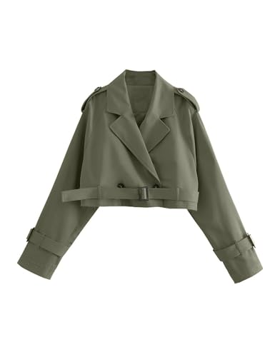 Amazon.com: Xiaoxuemeng Womens Cropped Bike Jacket Casual