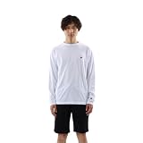 長袖Tシャツ 長袖 丸首 大きいサイズ 綿100％ ワンポイントロゴ刺繡 ロングスリーブTシャツ C3-Y428L-010-3L