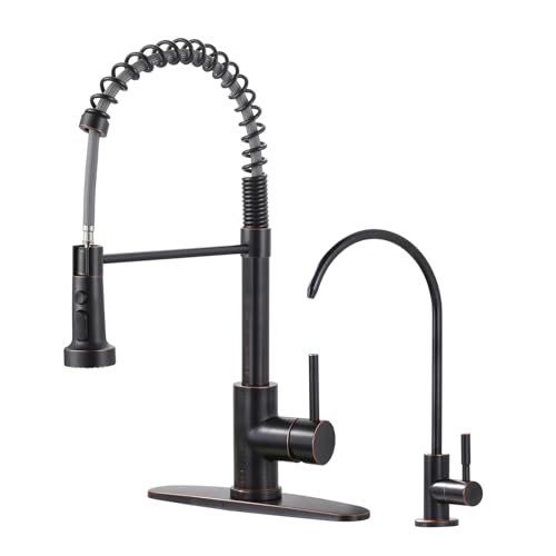 Oil Rubbed Bronze Faucet and Water Filter