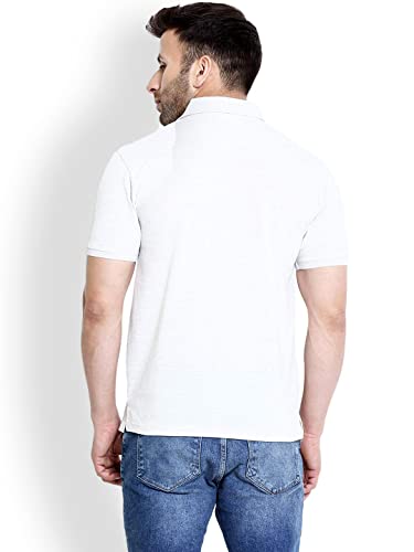 Image of CHKOKKO Men's Cotton Regular Fit Half Sleeves Polo T-Shirt