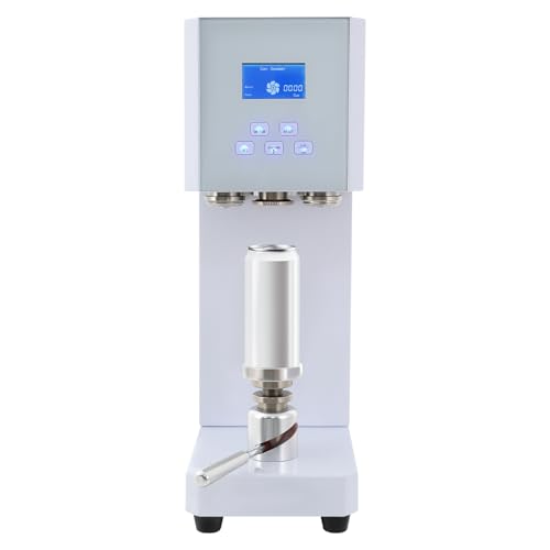 Automatic Can Sealing Machine, 370W Electric Cup Sealer Machine with Counter & LED Display, 2.17” Dia. & 4.53”-6.69” Height Tin Can Seaming Closing Capping Machine 110V