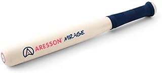 Aresson Mirage Bat Rounders Bat - Blue/Natural, 18 Inch