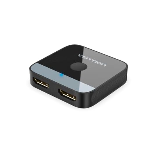 Divisor Splitter de Sinal HDMI Com Switch 2 Portas Bidirecional 4K de 2x1 Áudio e Vídeo UHD 4k 60Hz Vention Hub 2 para 1 Full HD
