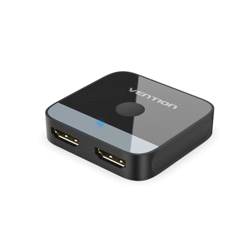 Divisor Splitter de Sinal HDMI Com Switch 2 Portas Bidirecional 4...