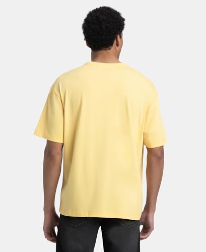 Image of Jockey US81 Men Super Combed Cotton Rich Graphic Printed Round Neck Half Sleeve T-Shirt