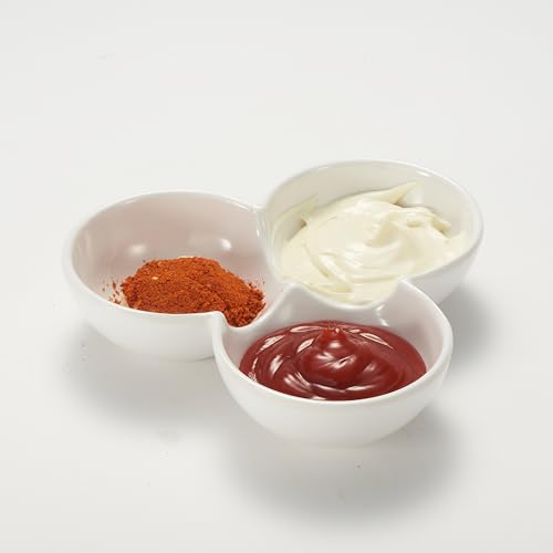 CURTA Ciotole per compartimento, 3 scomparti, 3 pezzi