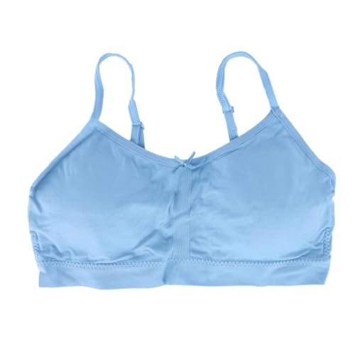 Girl's Soft Seamless Crop Bralette Training Bra2