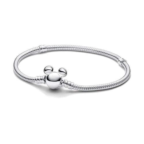 PANDORA Disney Micky Maus Verschluss Moments Schlangen-Gliederarmband 593061C00 Damenarmband
