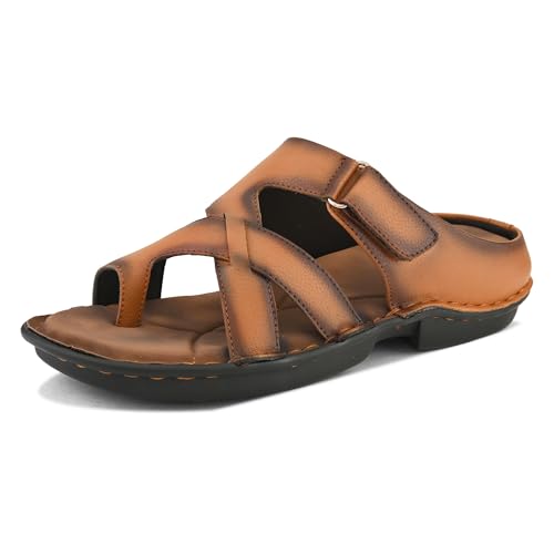 Image of Centrino Sandal for Men | Grip Insole for Stability | slippers for /sliders for men | mens sandals casual | sandals /slides for men |Modern Look with Straps | Comfortable Footwear (9264)