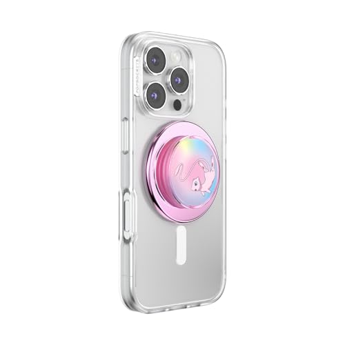 Image of PopSockets Phone Grip for MagSafe, Magnetic Holder, Phone Stand, Pokemon - Mew Whimsy
