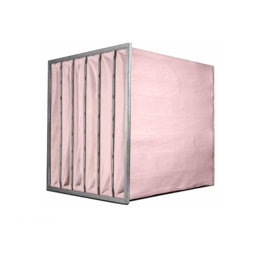 Ultra Pocket Bag Filter 24x24x22 –(6 Pockets)–MERV 13/85%– Extended Surface HVAC Filter – Synthetic Media, UL 900 Classified – Commercial & Industrial Air Handling Applications – Pack of 6