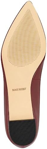 Nine West Women's Abay Loafer Flat, Brown Patent 210, 7 | Image 3