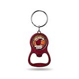NBA Miami Heat NBA Bottle Opener Colored Keychain, Maroon, Measures 1.25' x 3.75'