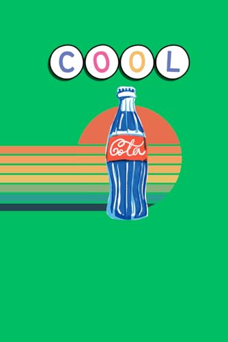 Cool Retro: Notebook with Simple design. Portable book, good for writing, lecturing, notes, meeting, planner, drawing, visualization, imagination.