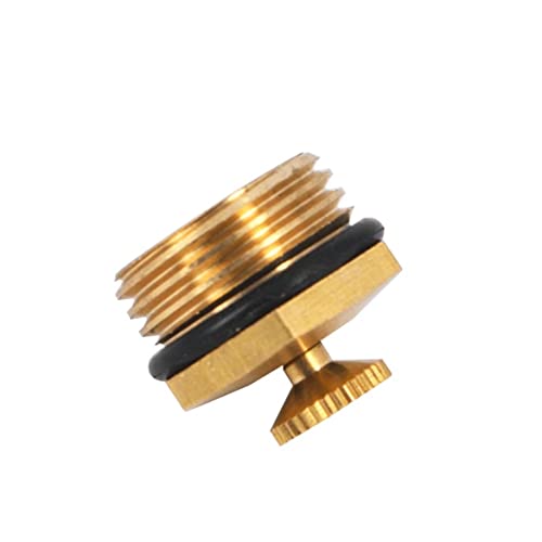 Oligitdi Set of 5 Brass Drip Irrigation Heads High Pressure Nozzle Sprinklers Heads for Watering Garden,Farm,Flower (External Thread Diameter 20mm,Spray Range 3-5m)