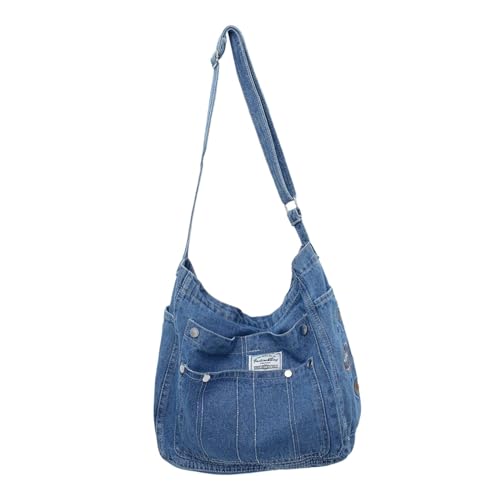 Image of CLUB BOLLYWOOD Women Shoulder Bag Fashion Stylish Zipper Tote Bag for Travel Summer Outdoor Light Blue|Clothing, Shoes & Accessories | Womens Handbags & Bags| Womens Handbags & Bags