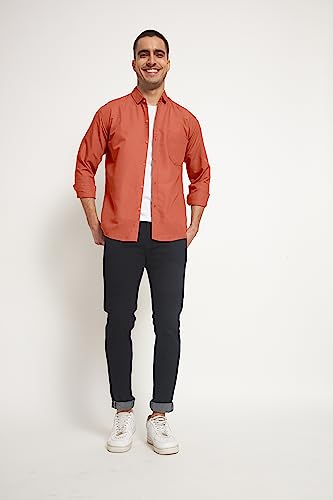 Image of SWADESI STUFF Ragular Fit Full Sleev Solid Casual Regular Fit Shirt For Men