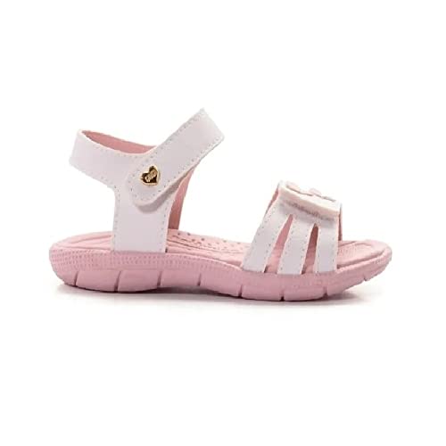 Sandália Menina Klin Tic Tac Casual Branco 22