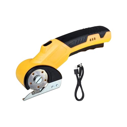 Ciseaux électriques sans fil portables avec LED pour atelier de bricolage