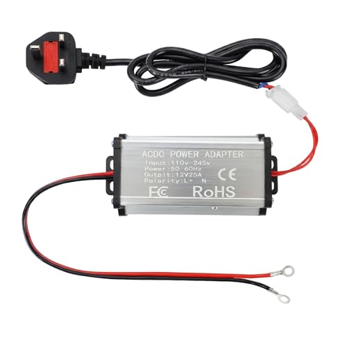 240V to 12V Power Converter Adapter AC-to-DC Transformer for 5KW/8KW Diesel Air Heater Portable Plug-and-Play Power Supply for RVs Caravans Garages & Indoor Use