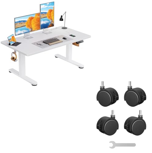Amazon | ErGear 電動昇降式デスク+キャスターセット ロータイプ 高さ