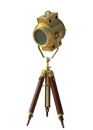 Handmade Nautical Antique Finish Spotlight Floor LAMP Search Light Spot Light Home decore Handicraft