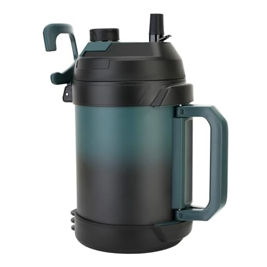 Hydraful Gallon Jug, Large Insulated Stainless Steel Sports Water Jug, Thermos Jug, 115oz Large Triple Wall Vacuum Insulation Water Bottle-Keeps Cold up to 48 Hrs-Sweat Proof,for Gym, Hiking & Camping