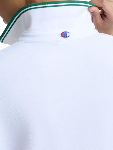 Champion Women's Off the Court Short Sleeve 34.5" Polo Dress, Standard Fit, Bright White, X-Small - image 4